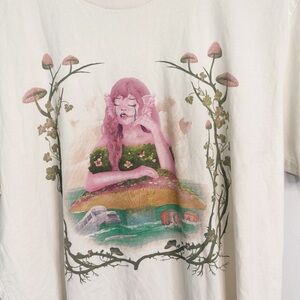 MELANIE MARTINEZ Women’s Ivory THE TRILOGY TOUR 2023 Graphic Band Tee Size Large